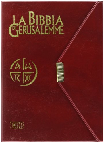 La Bibbia di Gerusalemme tascabile - copertina in plastica con bottone