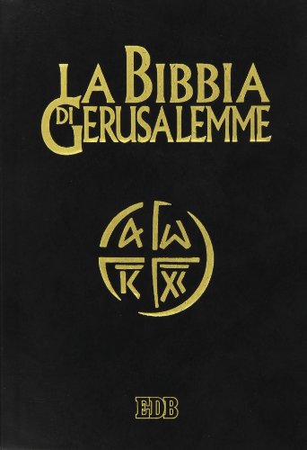 La Bibbia di Gerusalemme - Copertina in plastica morbida senza bottone