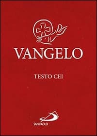 Vangelo tascabile con copertina in vinile. Testo CEI