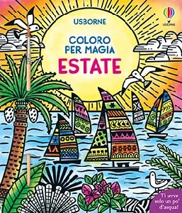 Estate. Coloro per magia. Con pennello